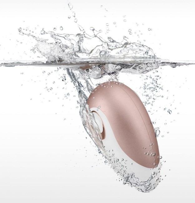 Бесконтактный стимулятор клитора Satisfyer Pro Deluxe «Золотая роза»