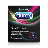 Презервативы Durex Dual Extase №3 (3 шт.)