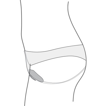 Клиторальный вибромассажер с креплением на трусики на пульте ДУ «Moxie» от «We-Vibe» Клиторальный вибромассажер с креплением на трусики на пульте ДУ «Moxie» от «We-Vibe»