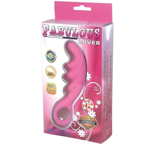 Рельефный стимулятор с ручкой-кольцом «Fabulos LOVER - 2» Рельефный стимулятор с ручкой-кольцом «Fabulos LOVER - 2»