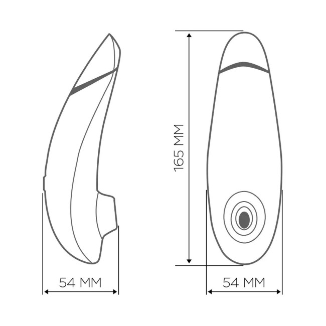 Бесконтактный клиторальный стимулятор «Premium Eco» от «Womanizer» 