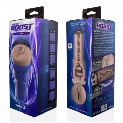 Мастурбатор-вагина с новой турбокамерой «Boost Bang светлый» от «Fleshlight» Мастурбатор-вагина с новой турбокамерой «Boost Bang светлый» от «Fleshlight»