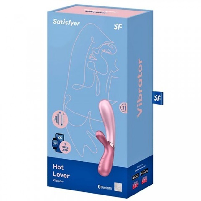 Вибратор с подогревом «Hot Lover» от «Satisfyer» (розовый) Вибратор с подогревом «Hot Lover» от «Satisfyer» (розовый)