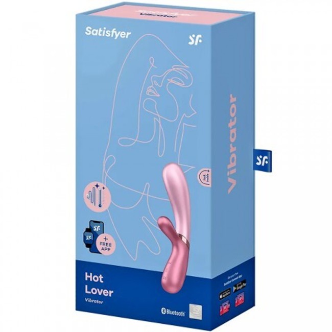 Вибратор с подогревом «Hot Lover» от «Satisfyer» (розовый) Вибратор с подогревом «Hot Lover» от «Satisfyer» (розовый)