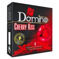 Ароматизированные презервативы DOMINO Cherry Kiss (3 шт.)