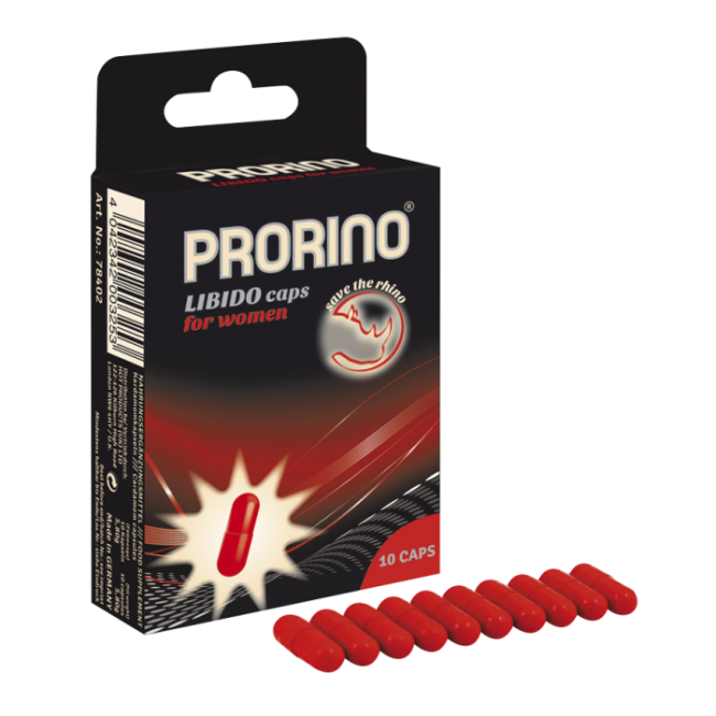 Возбуждающие капсулы для женщин PRORINO Libido Caps Возбуждающие капсулы для женщин PRORINO Libido Caps