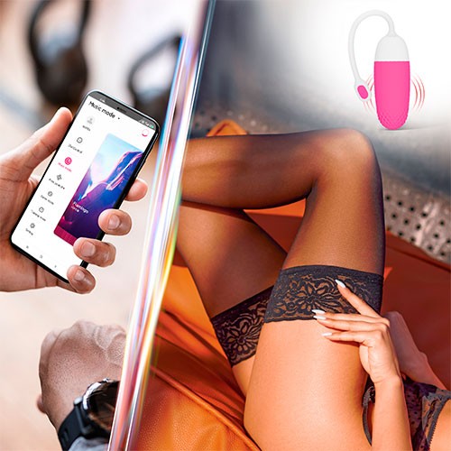 Розовое виброяйцо «MAGIC Vini» от «MAGIC MOTION»