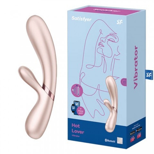Вибратор с подогревом «Hot Lover» от «Satisfyer» (бежевый) Вибратор с подогревом «Hot Lover» от «Satisfyer» (бежевый)