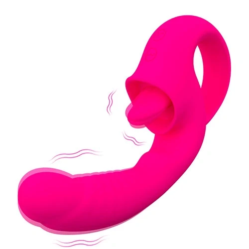 Вибратор с клиторальным стимулятором «Pleasure Hopper»