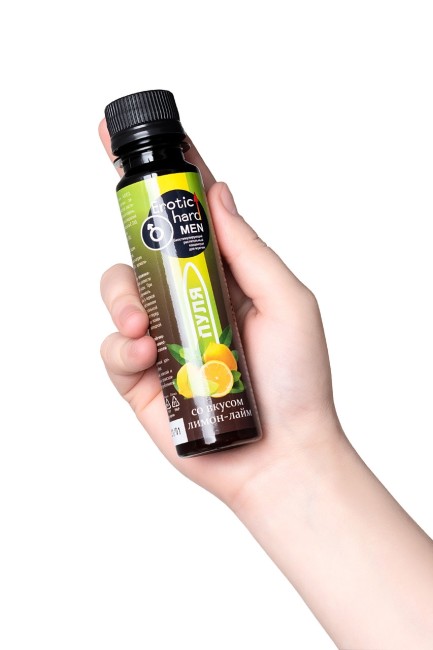 Erotic hard Пуля - Мужской биостимулирующий концентрат со вкусом Лимона и лайма 100 ML 