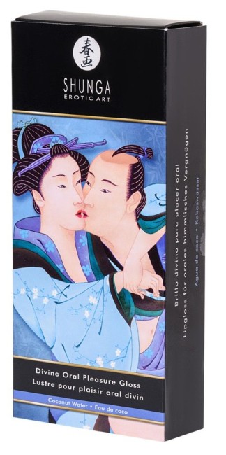 Возбуждающий блеск для губ с ароматом кокоса «Божественное удовольствие» (Shunga) 