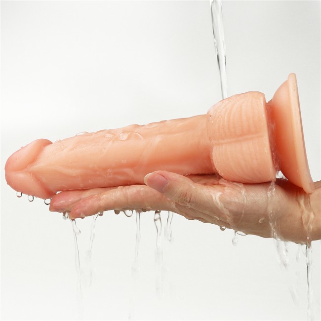 Реалистичный фаллоимитатор на присоске (14,5 см)