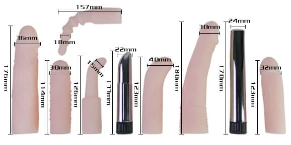 Набор секс-игрушек, 9 предметов Набор секс-игрушек, 9 предметов