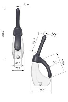 Душ для интимной гигиены с вибрацией и автоматической подачей воды «Iceberg» от «Amovibe» Душ для интимной гигиены с вибрацией и автоматической подачей воды «Iceberg» от «Amovibe»
