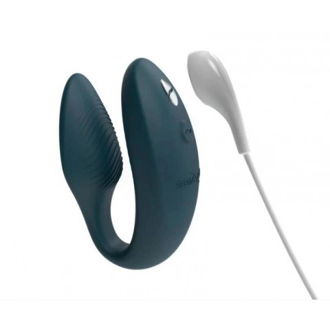 Зелёный вибратор для пар «Sync 2» от «We-Vibe» 