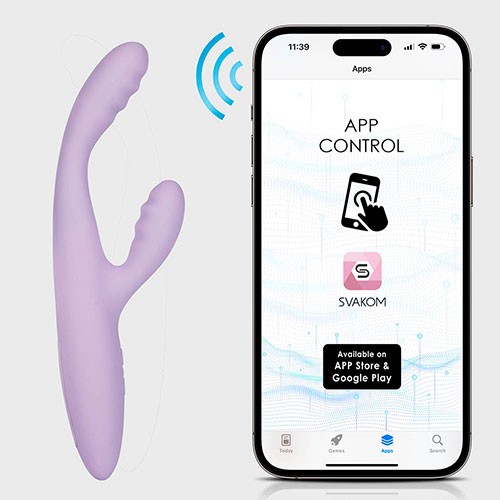 Вибратор-кролик с функцией нагрева «Cici +2» от «Svakom» 