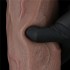 Темнокожий фаллос-гигант Dual Layered Silicone Cock XXL (23 см) 