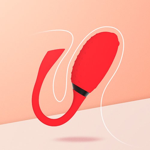 Красное виброяйцо «Magic Fugu» от «MAGIC MOTION»