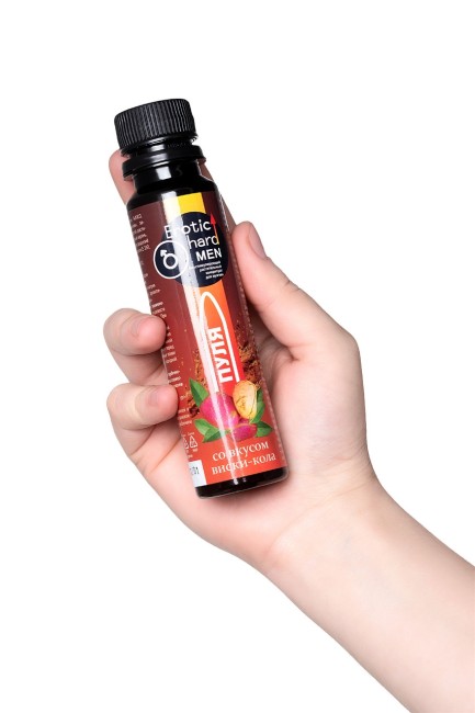 Erotic hard Пуля - Мужской биостимулирующий концентрат со вкусом Виски-кола 100 ML