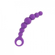 Фиолетовая анальная цепочка «Bubble» от «Alive» 