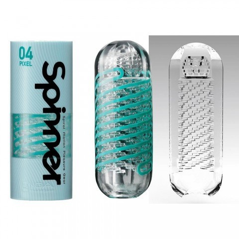 Мастурбатор «SPINNER Pixel» от «TENGA» (бирюзовый) Мастурбатор «SPINNER Pixel» от «TENGA» (бирюзовый)