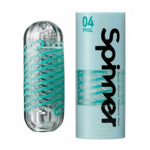 Мастурбатор «SPINNER Pixel» от «TENGA» (бирюзовый) Мастурбатор «SPINNER Pixel» от «TENGA» (бирюзовый)