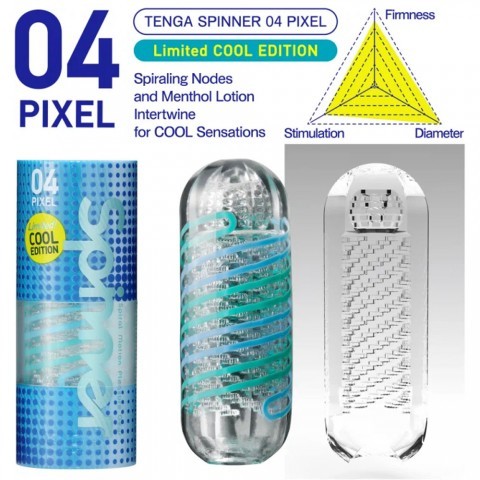Мастурбатор «SPINNER Pixel» от «TENGA» (бирюзовый) Мастурбатор «SPINNER Pixel» от «TENGA» (бирюзовый)