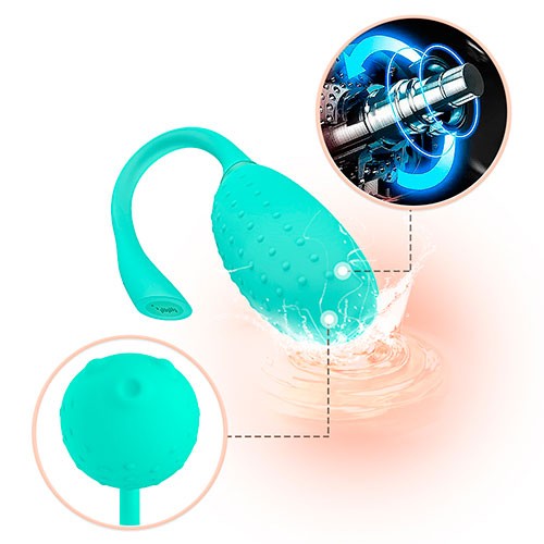 Мятное виброяйцо «Magic Fugu» от «MAGIC MOTION»