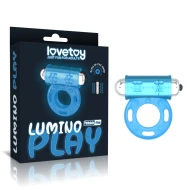 Эрекционное кольцо с вибрацией «Lumino Play» от «Lovetoy» (светится в темноте)