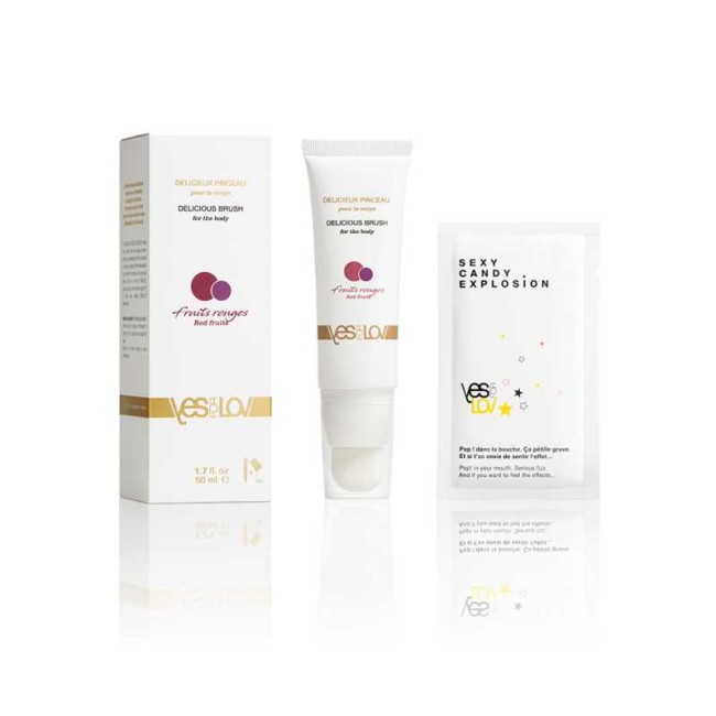 Съедобное массажное масло «DELICIOUS BRUSH RED FRUITS» от «YESforLOV» Съедобное массажное масло «DELICIOUS BRUSH RED FRUITS» от «YESforLOV»
