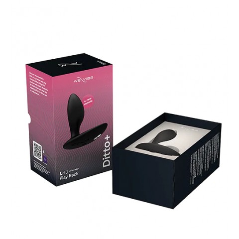 Чёрная анальная смарт пробка с вибрацией «Ditto+» от «We-Vibe» Чёрная анальная смарт пробка с вибрацией «Ditto+» от «We-Vibe»