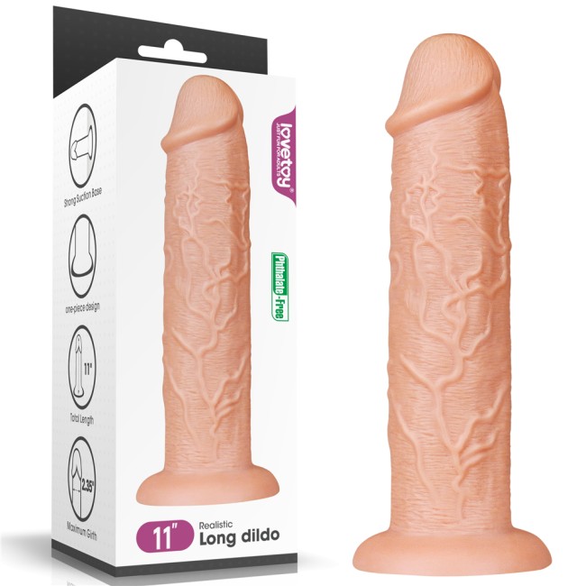 Фаллоимитатор реалистик «Long Dildo» от «Lovetoy» (28 см)