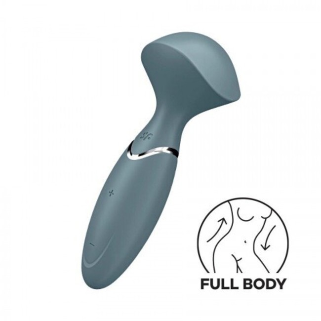 Вибратор «Mini Wand-er stonegrey» от «Satisfyer» (серый) Вибратор «Mini Wand-er stonegrey» от «Satisfyer» (серый)