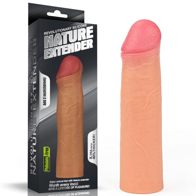 Насадка на пенис «Revolutionary Silicone Nature Extender»