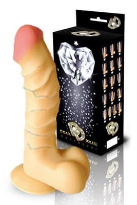 Фаллоимитатор реалистик №17 с присоской Фаллоимитатор реалистик №17 с присоской