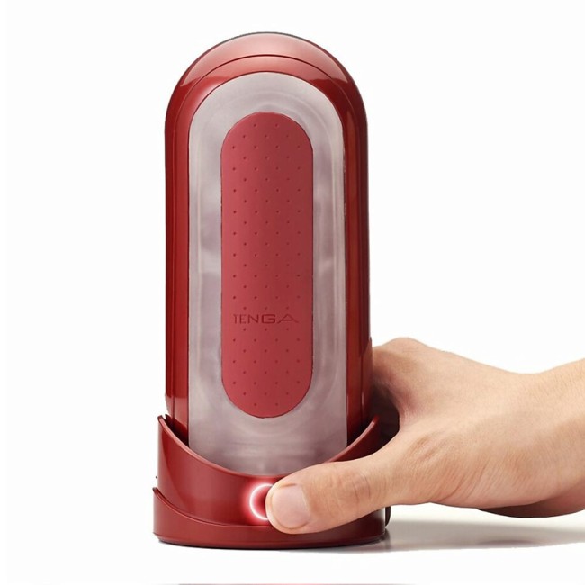 Мастурбатор с функцией нагрева «Flip Zero Red Warming» от «TENGA»