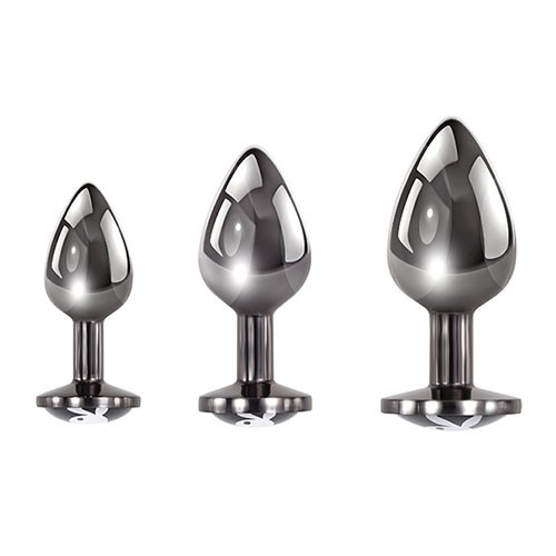 Набор анальных пробок «Playboy Pleasure 3 Ways Anal Plug Set»  Набор анальных пробок «Playboy Pleasure 3 Ways Anal Plug Set»