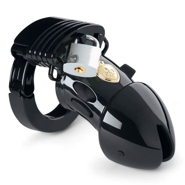 Пояс верности с электростимуляцией «Pubic Enemy No1» Black Edition от «Mystim» (Источник импульсов приобретается отдельно) Пояс верности с электростимуляцией «Pubic Enemy No1» Black Edition от «Mystim» (Источник импульсов приобретается отдельно)