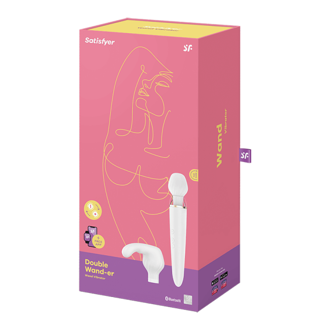 Вибромассажер «Double Wand-er» от «Satisfyer»  Вибромассажер «Double Wand-er» от «Satisfyer»