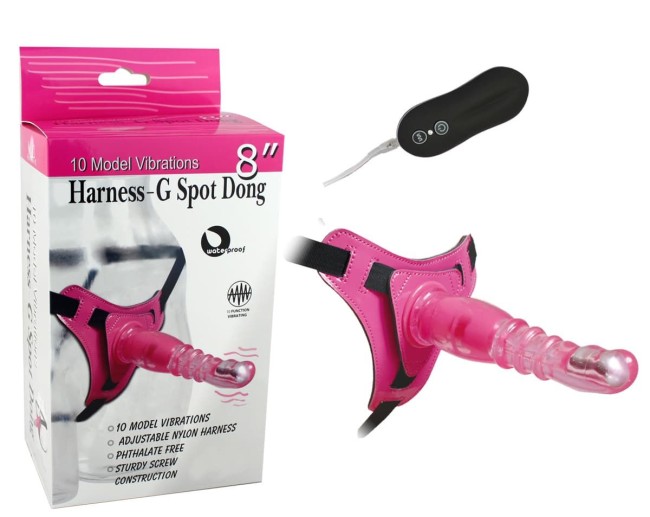 Страпон женский с вибрацией (17 см) Страпон женский с вибрацией (17 см)