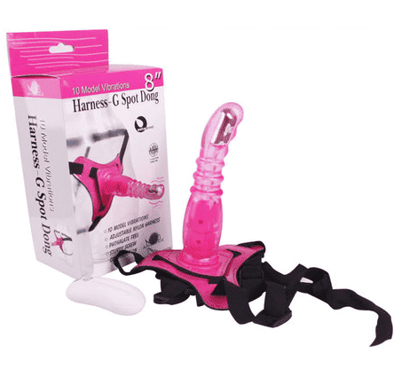 Страпон женский с вибрацией (17 см) Страпон женский с вибрацией (17 см)