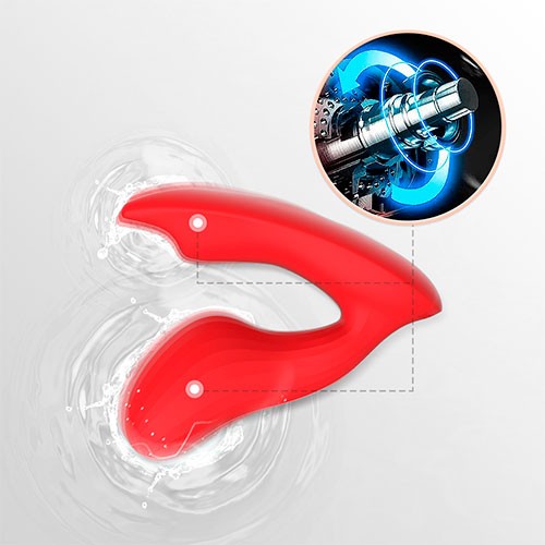 Красный вибромассажер «Umi» от «MAGIC MOTION» Красный вибромассажер «Umi» от «MAGIC MOTION»