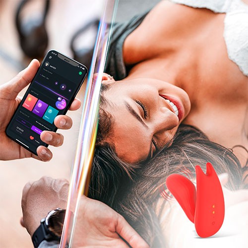 Красный вибромассажер «Umi» от «MAGIC MOTION» Красный вибромассажер «Umi» от «MAGIC MOTION»