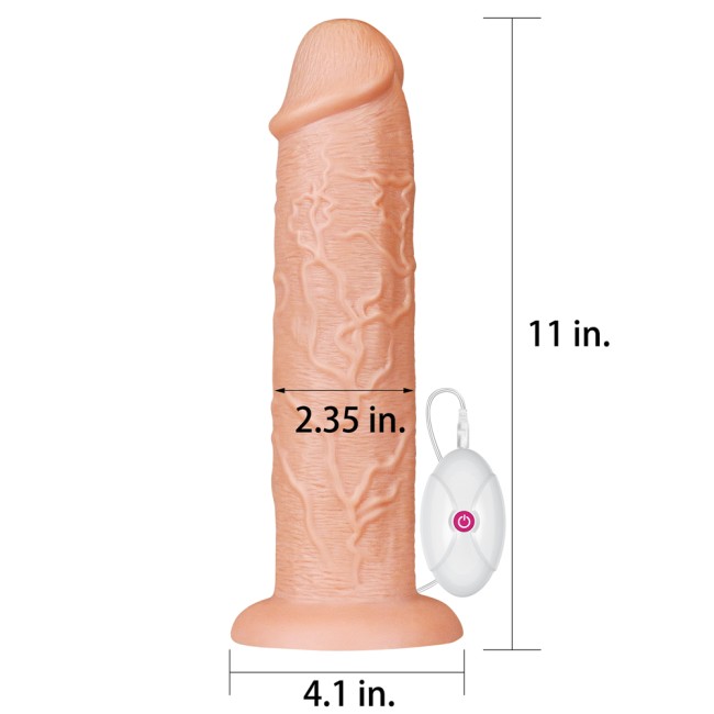 Фаллоимитатор реалистик с вибрацией «Long Vibrating Dildo» от «Lovetoy» (28 см) Фаллоимитатор реалистик с вибрацией «Long Vibrating Dildo» от «Lovetoy» (28 см)