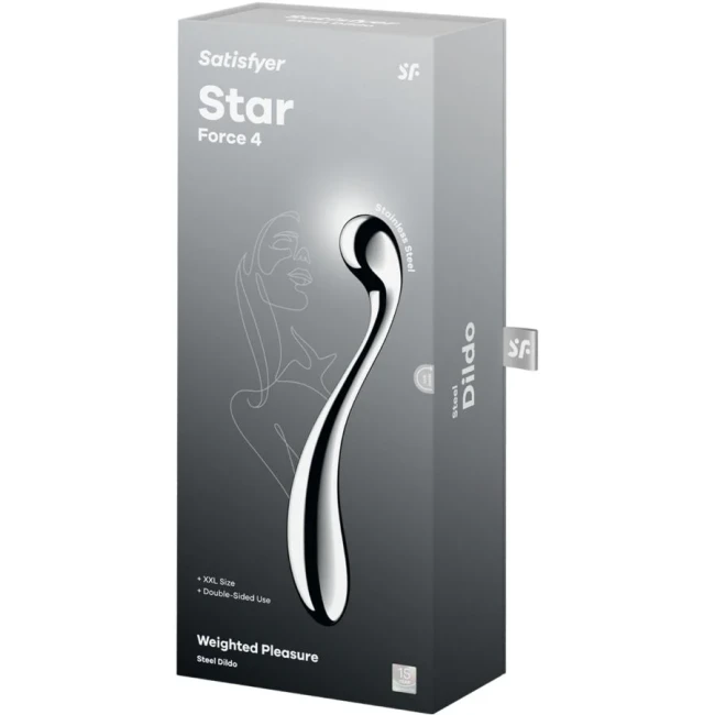 Стальной фаллоимитатор «Star Force 4» от «Satisfyer»