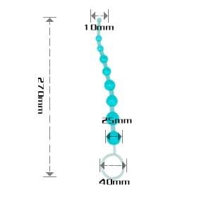 Анальные бусы из силикона