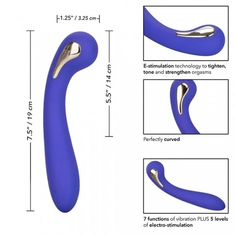 Вибромассажер для точки G с электростимуляцией CalExotics Impulse Intimate Estim Petite G Wand Вибромассажер для точки G с электростимуляцией CalExotics Impulse Intimate Estim Petite G Wand
