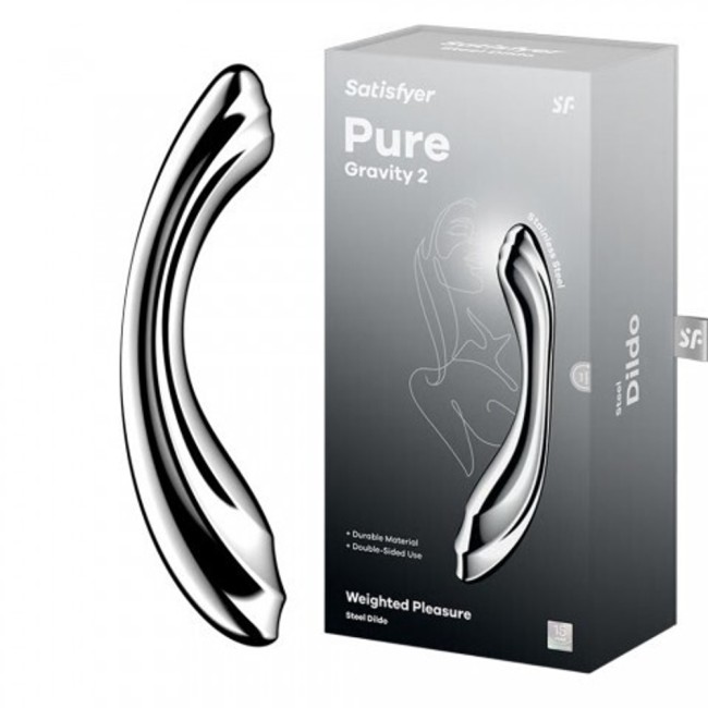 Стальной фаллоимитатор «Pure Gravity 2» от «Satisfyer» Стальной фаллоимитатор «Pure Gravity 2» от «Satisfyer»