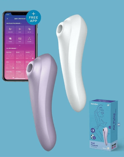 Вакуум-волновой стимулятор+вибратор «Dual Pleasure» от «Satisfyer» Вакуум-волновой стимулятор+вибратор «Dual Pleasure» от «Satisfyer»