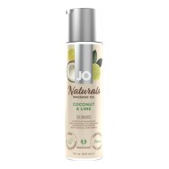 Массажное масло с ароматом Кокос и лайм «Naturals Massage Oil Coconut & Lime» от «JO» 